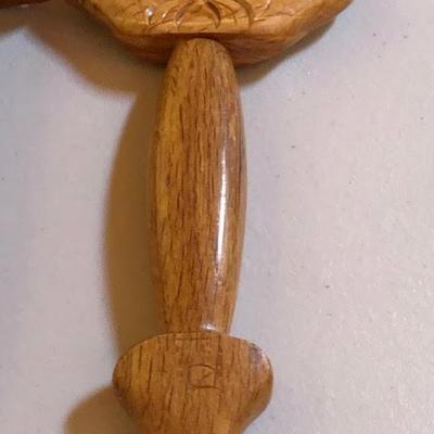 Lot of 4 Display Wood Practice Swords and a Machete