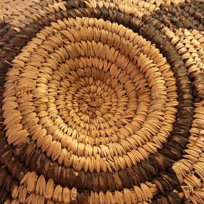 Pair of Vintage Woven Baskets incl Xhauga Weavers from Botswana