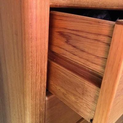 Beautiful Tall Natural Wood Dresser