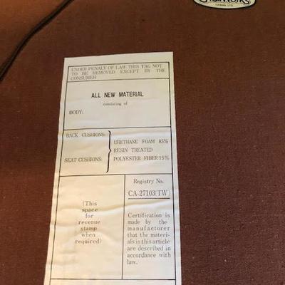 Vintage Chairworks Leather Chair with Foot Rest