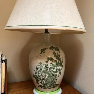 Vintage Asian Porcelain Lamp