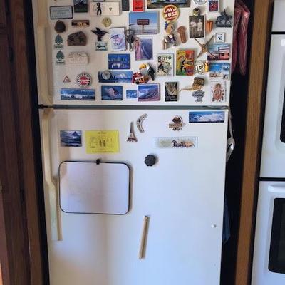 Vintage Hotpoint Refrigerator and Freezer