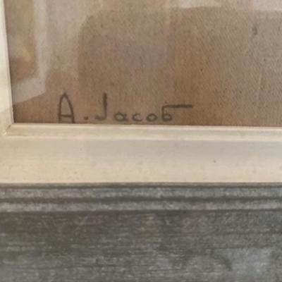 Lot # 669 Signed Alexandre Jacob Art