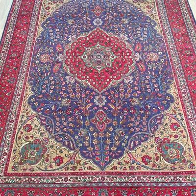 Lot # 671 Large Oriental Hand knotted Rug 