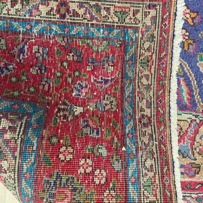 Lot # 671 Large Oriental Hand knotted Rug 