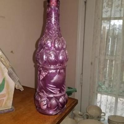 Purple Decorative Bottle