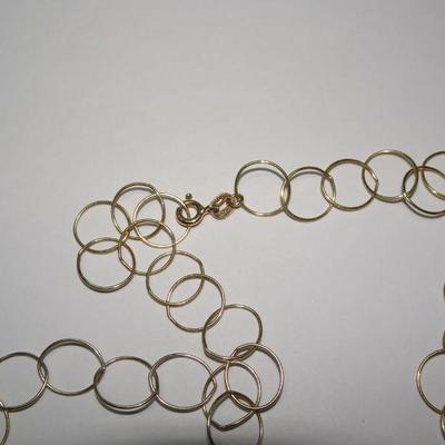 Lightweight Oval Necklace, Sterling Silver 