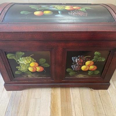 Lot #699 Fruit Printed Chest 