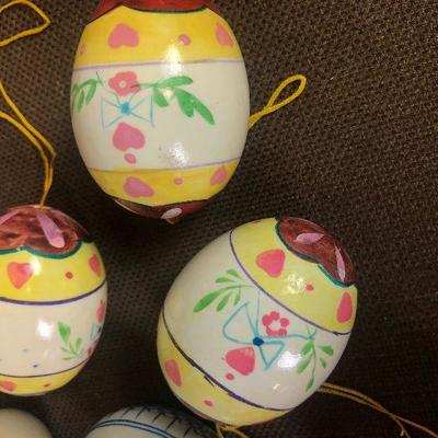 #127 Hand Decorated Real Chicken Eggs
