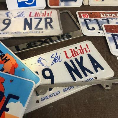 #157 Pile of Old License Plates - UTAH 