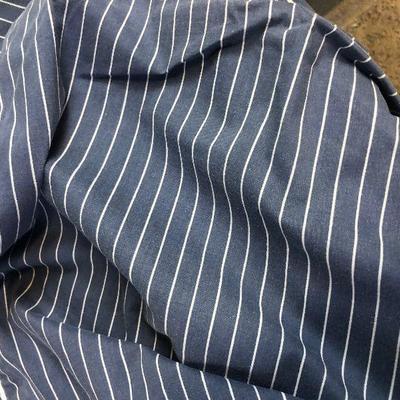 #160 Blue Striped Duvet Cover 