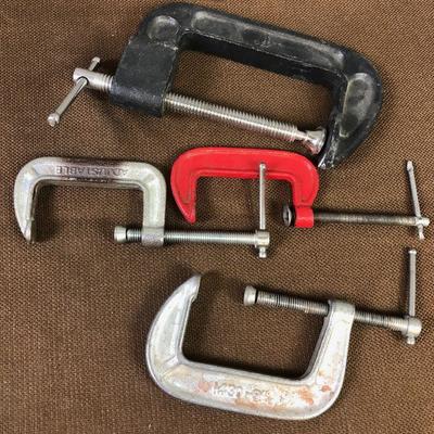 #265 4 C Clamps 