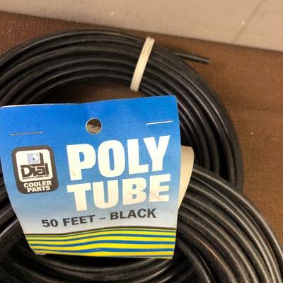 #340 100 feet of 1/4 inch poly tube 