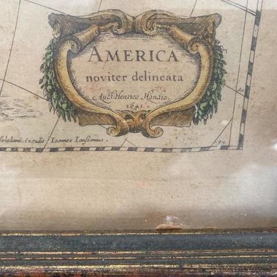 Lot # 704 Vintage Map of America 