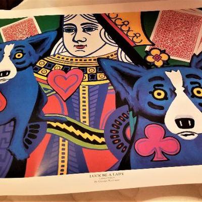 Lot #140 - George Rodrigue "Luck be a Lady" ltd edition print - scarce
