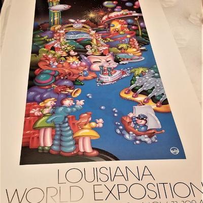 Lot #142  Louisiana World Exposition 1984 - Official Poster by Robins