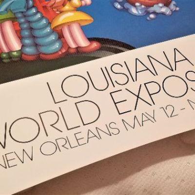 Lot #142  Louisiana World Exposition 1984 - Official Poster by Robins