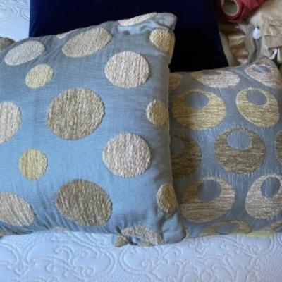 9. Assorted Lot of Decorative Pillows