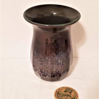 Lot #170  Studio Glass Vase - Donald Carlson, Artist