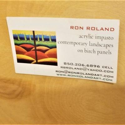 Lot #178  Original painting by local artist Ron Roland