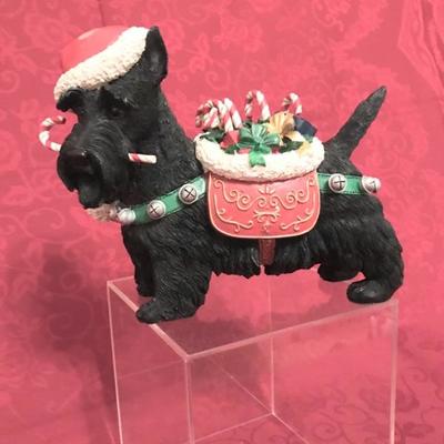 Lot 44 Christmas Scottie dog