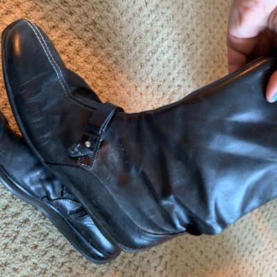 39. Large lot of  Designer Leather Boots (Woman’s 10) 