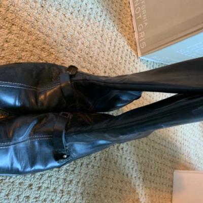 39. Large lot of  Designer Leather Boots (Woman’s 10) 