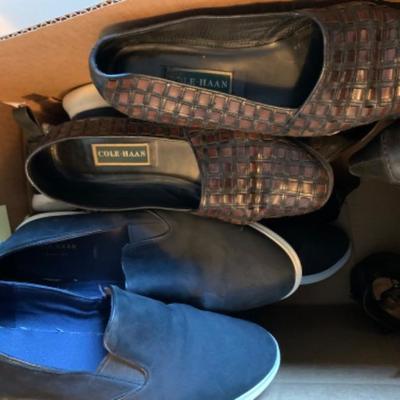 40. Lot of  Designer Col Hann Leather Shoes, Booties, Slip-Ons, loafers etc. (Woman’s 10)