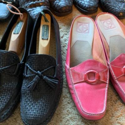 40. Lot of  Designer Col Hann Leather Shoes, Booties, Slip-Ons, loafers etc. (Woman’s 10)