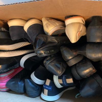 40. Lot of  Designer Col Hann Leather Shoes, Booties, Slip-Ons, loafers etc. (Woman’s 10)