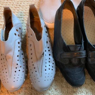 41. Lot of 9 Leather and Sport Loafers (Woman’s 10)