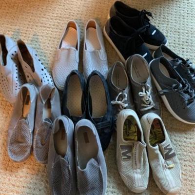 41. Lot of 9 Leather and Sport Loafers (Woman’s 10)