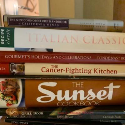 55. Book Lot on Cooking and Wine