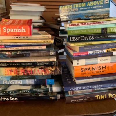 56. Book Lot on Travel and Language