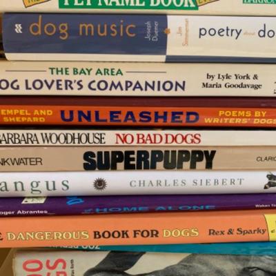 60. Lot of Books on Dogs and Other Animals