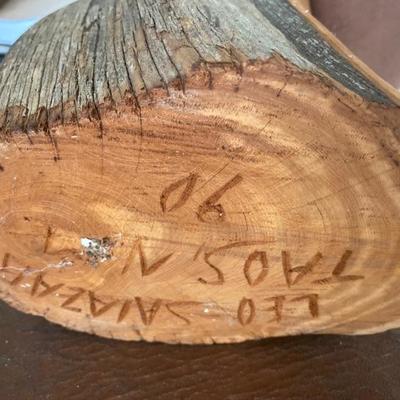 Lot # 724 Leo Salazar Handcarved Statue 