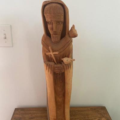 Lot # 724 Leo Salazar Handcarved Statue 