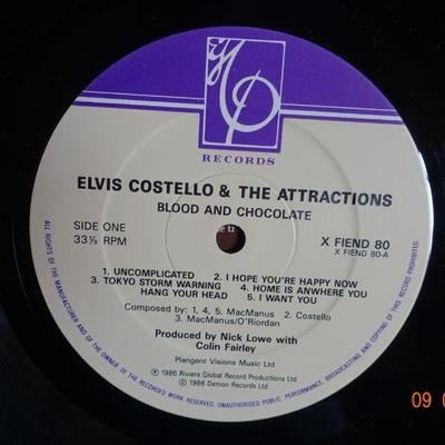 Elvis Costello & The Attractions ~ Blood & Chocolate