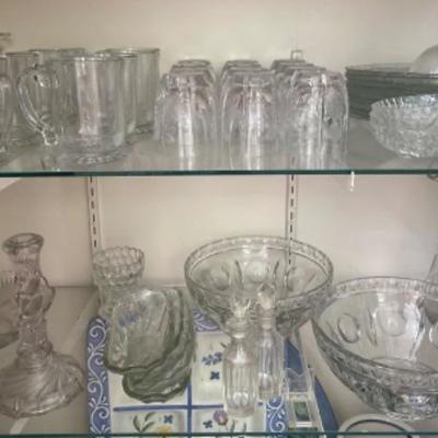 Lot # 778 Clear Glass Lot 