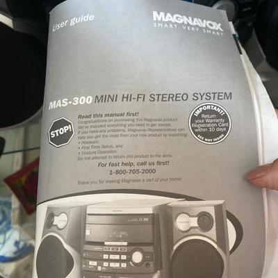 Lot # 781 Magnavox Stereo with decor 