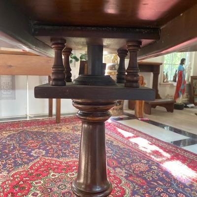 Lot # 789 Antique Birdcage Tilt top table 