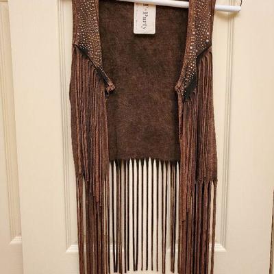 MB-826 New Fringed Vest Womens         