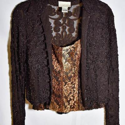 B3-113: Womens Beaded Jacket and Cami