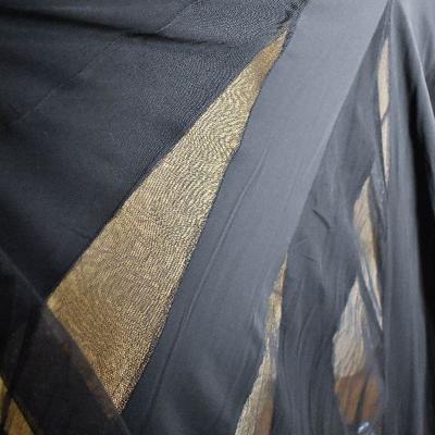 B3-119: Stunning Long Silky Black Gown!