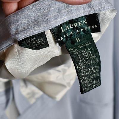 B3-126: Ralph Lauren Womens Pin-Striped Suit size 8