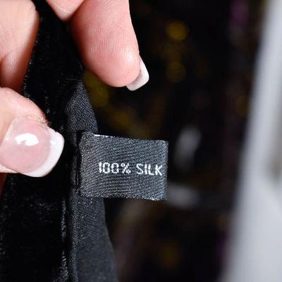 B3-129: silk scarves