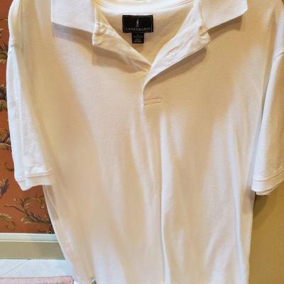 CL-17:  silk Hawaiian shirt and golf shirt lot