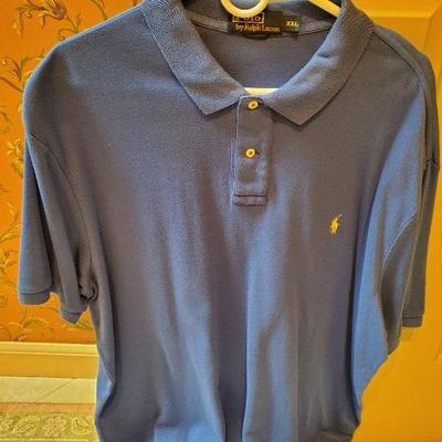 CL-17:  silk Hawaiian shirt and golf shirt lot