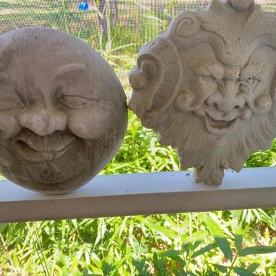 Lot # 832 Cement Garden Faces 