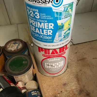 Lot # 1202 Spray paints, & Glue guns